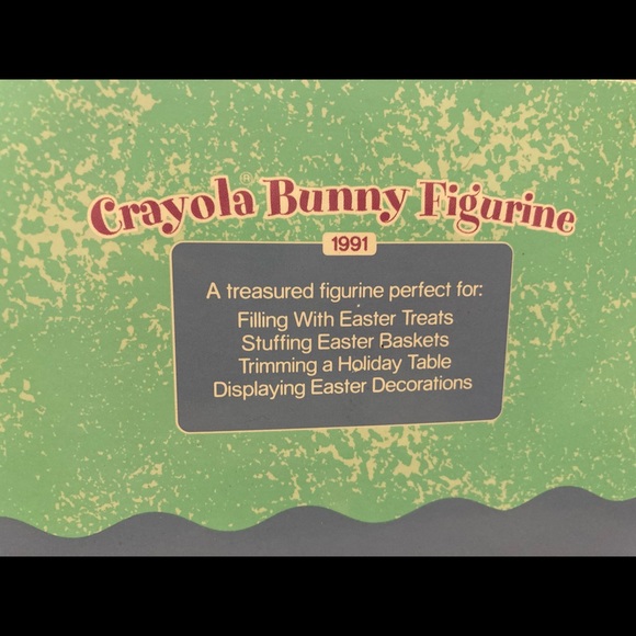 1991 Easter Crayola Bunny Figurine - Picture 4 of 7